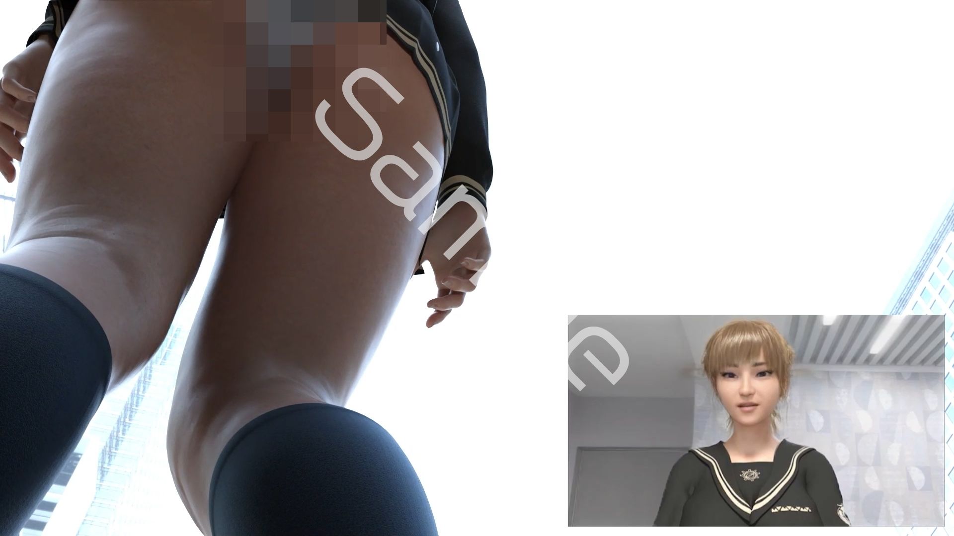 【▲100●100】生徒会長 一ノ瀬廻里・県警からの事情聴取で、自らの盗撮被害動画の確認を強いられる:Vol.R007『早朝の駅でのスカート内逆さ撮り被害』 - サンプル画像 5