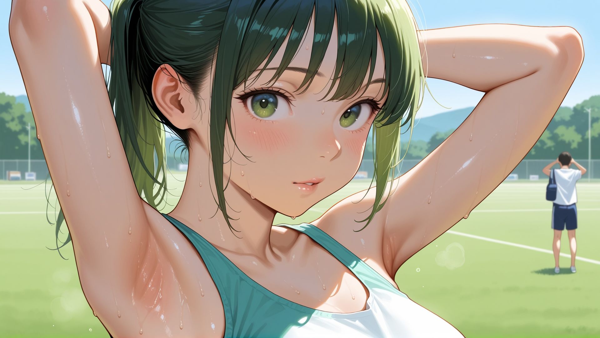 視界、全部、彼女。 -脇で、誘って。- - サンプル画像 1