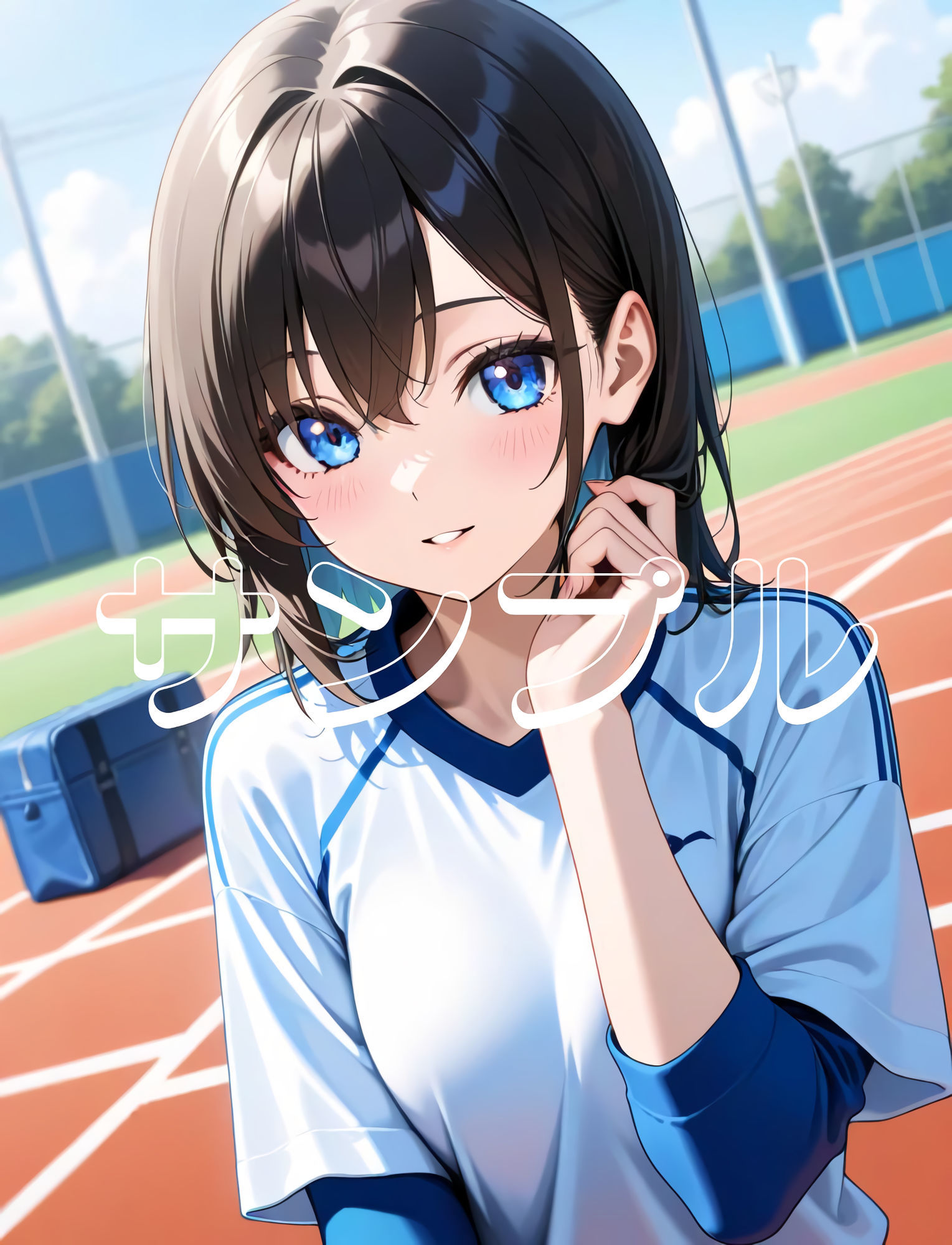 かわいい女の子の絵  2巻  体操服の美少女 - サンプル画像 1