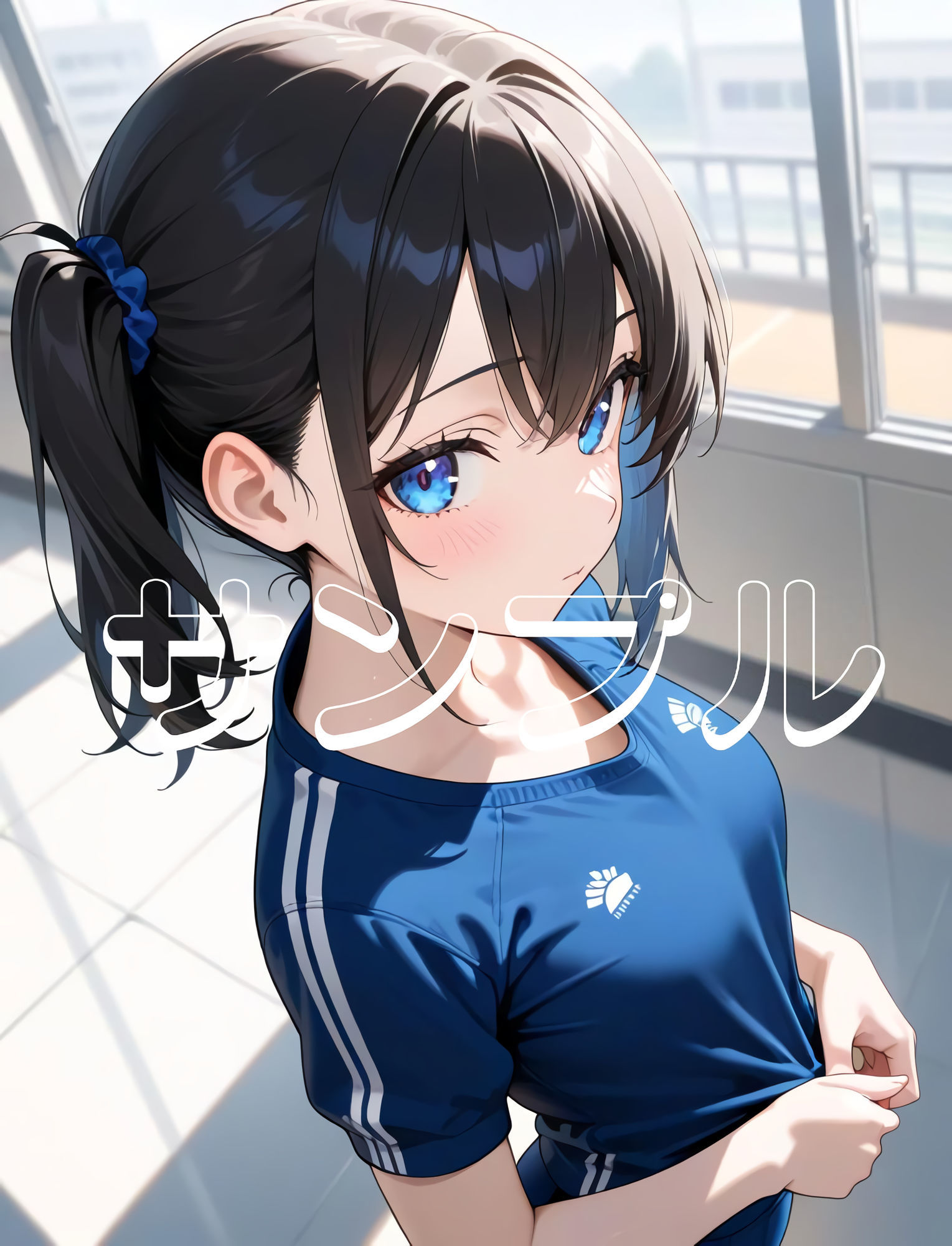 かわいい女の子の絵  2巻  体操服の美少女 - サンプル画像 3