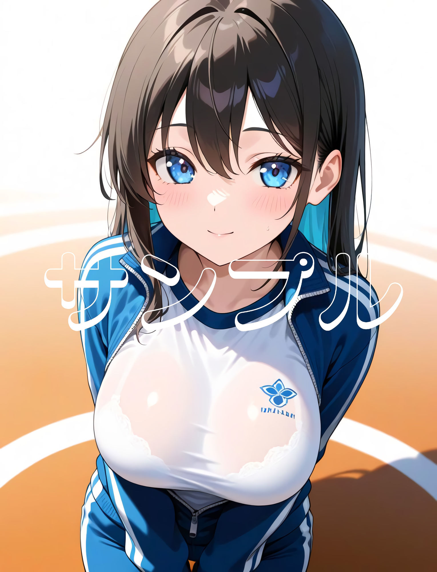 かわいい女の子の絵  2巻  体操服の美少女 - サンプル画像 6