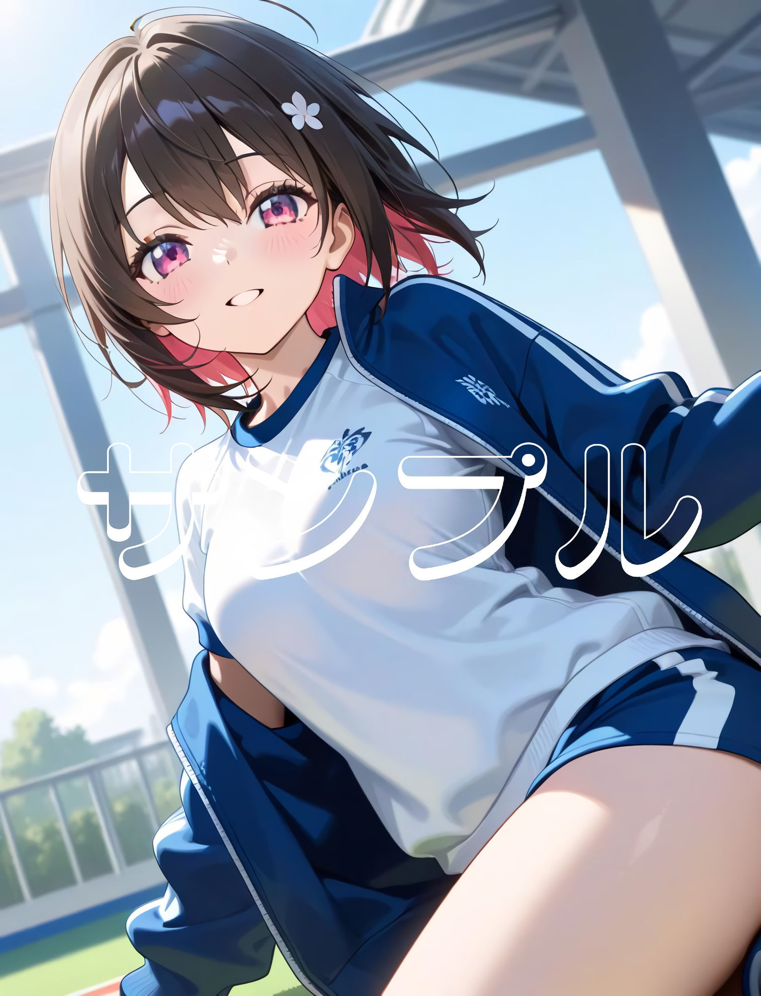 かわいい女の子の絵  2巻  体操服の美少女 - サンプル画像 7