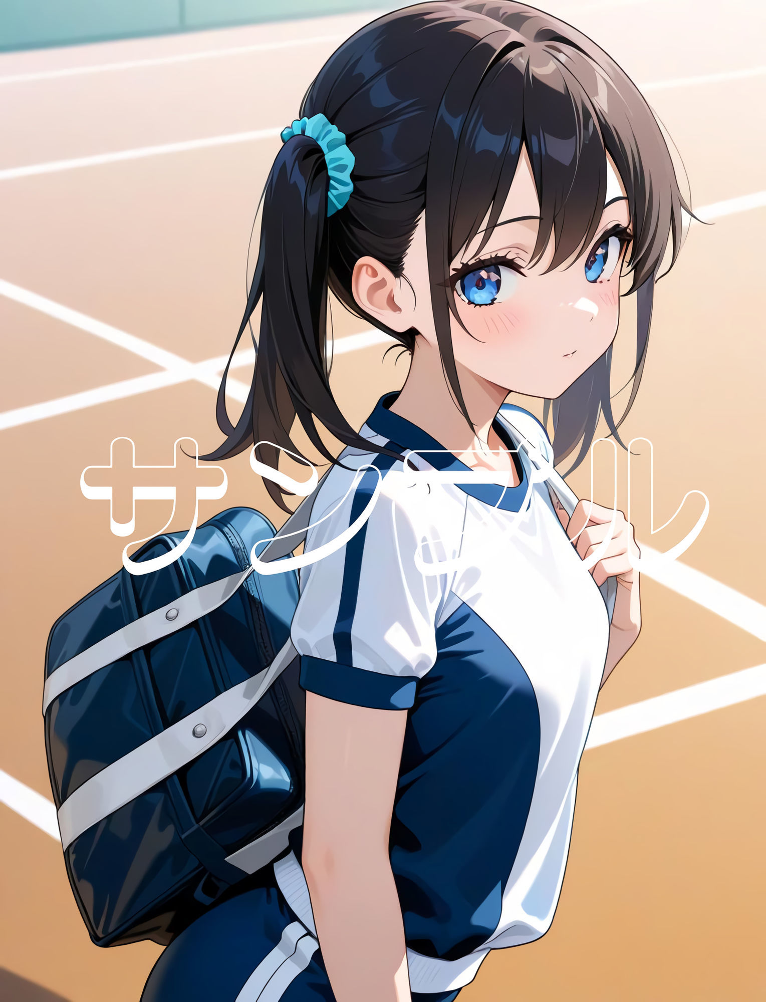 かわいい女の子の絵  2巻  体操服の美少女 - サンプル画像 8