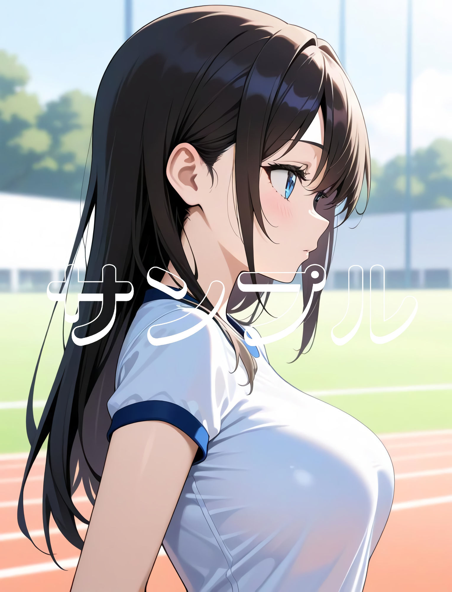 かわいい女の子の絵  2巻  体操服の美少女 - サンプル画像 9