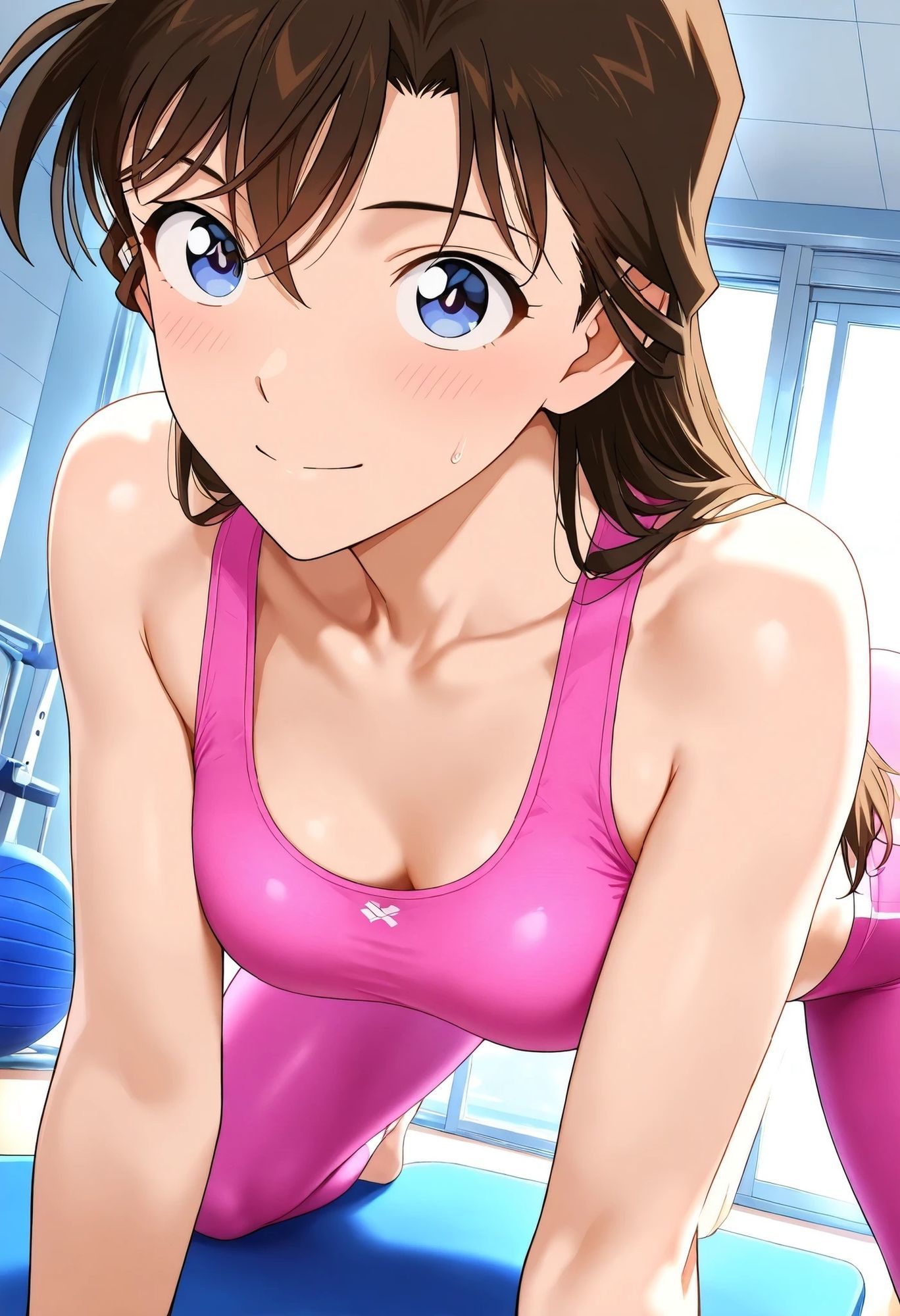 毛〇蘭  スポーツジムでいたずらされる - サンプル画像 2