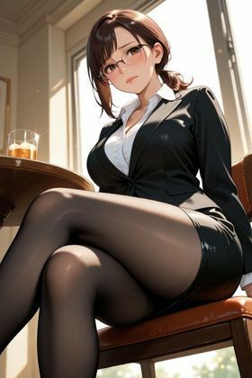 人妻秘書のHな枕営業 〜裂けたパンストと快楽の契約〜 - サンプル画像 2