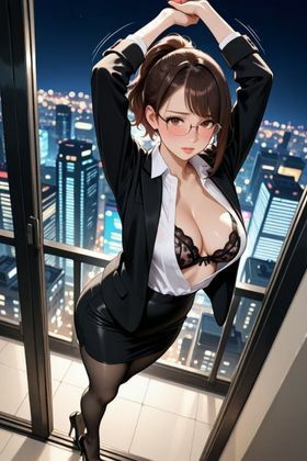 人妻秘書のHな枕営業 〜裂けたパンストと快楽の契約〜 - サンプル画像 8