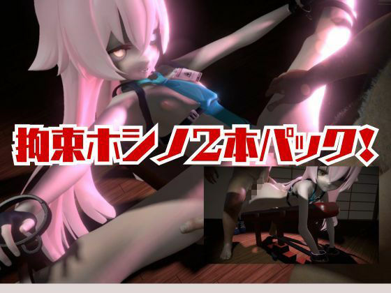 ブルーアーカイブの小鳥遊ホシノ生誕祭、誕生日ということで拘束調教動画2本セット！ - サンプル画像 8