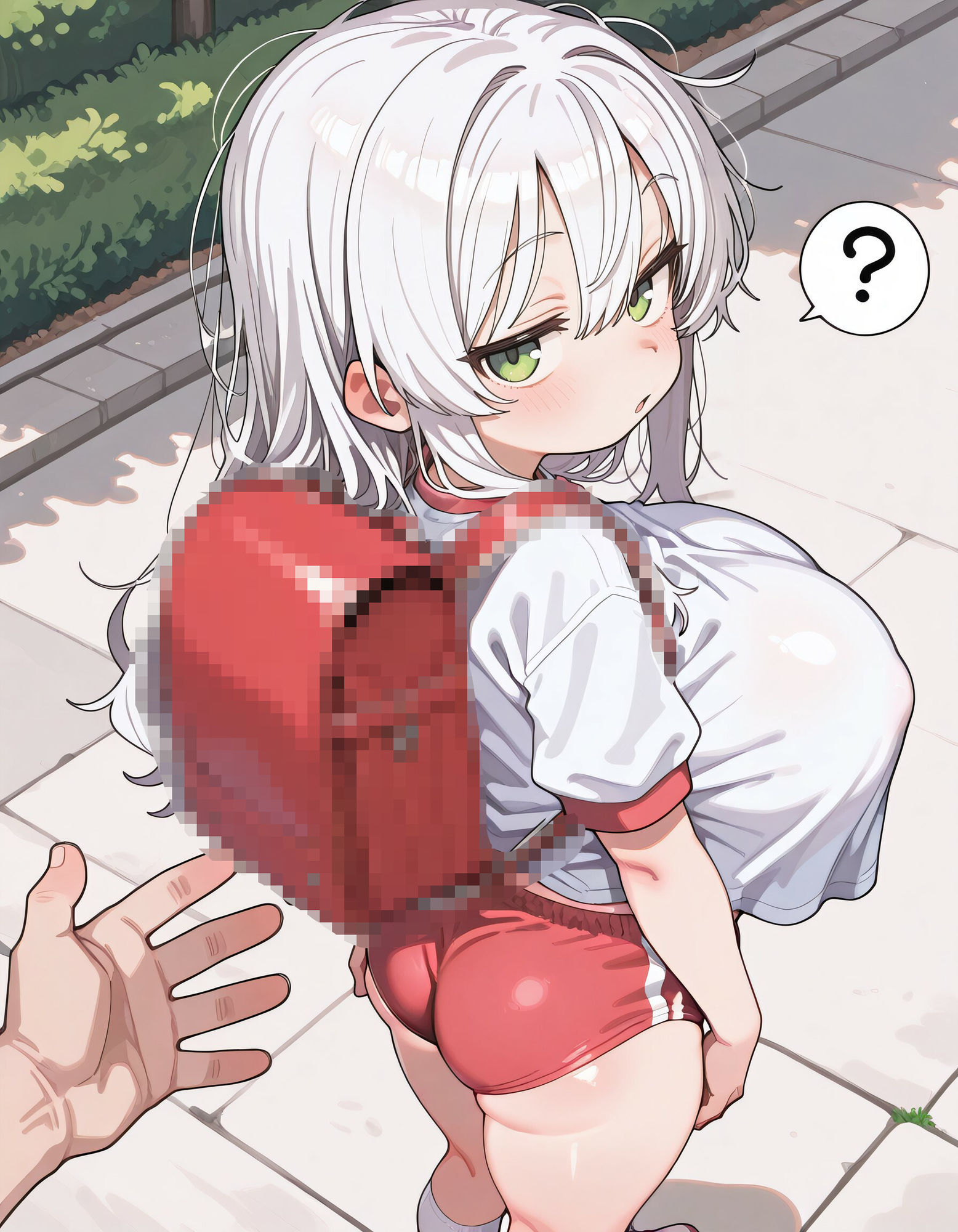 巨根おじと天然ロ〇爆乳っ娘 イナミちゃん - サンプル画像 1