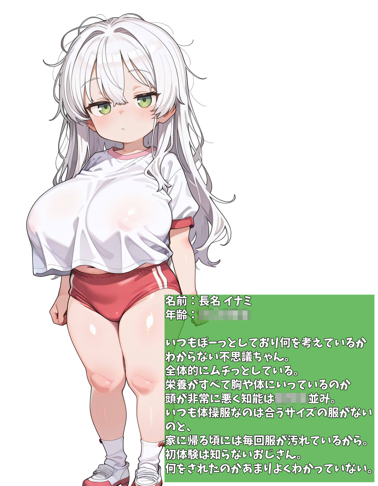 巨根おじと天然ロ〇爆乳っ娘 イナミちゃん - サンプル画像 9