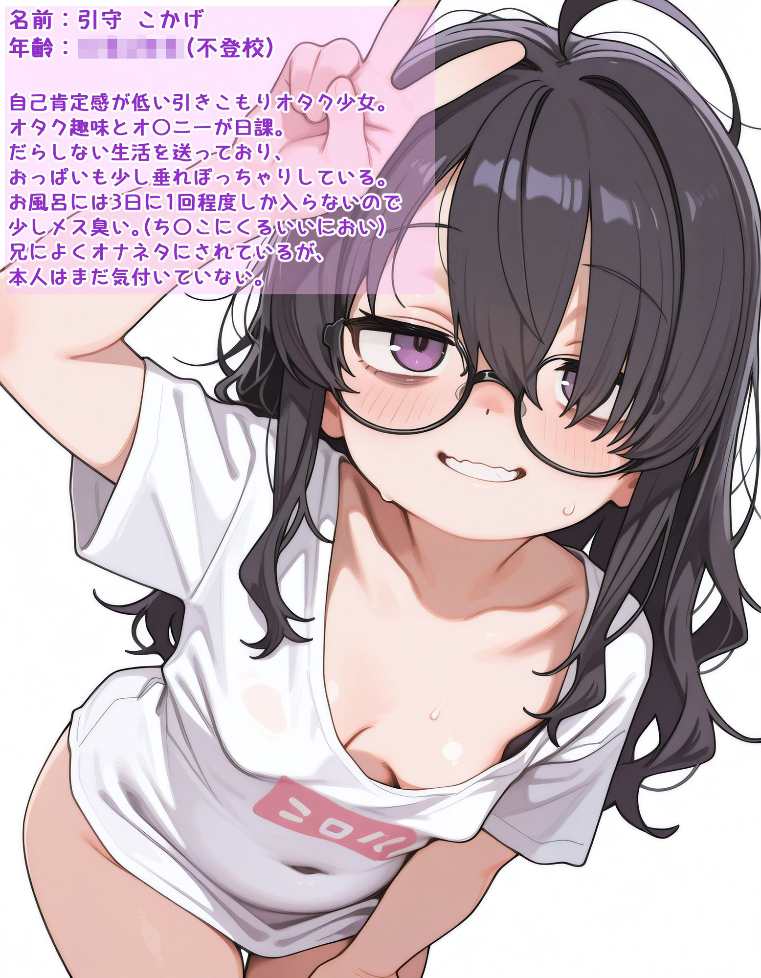 巨根お兄ちゃんとぽっちゃり陰キャ妹 こかげちゃん - サンプル画像 9