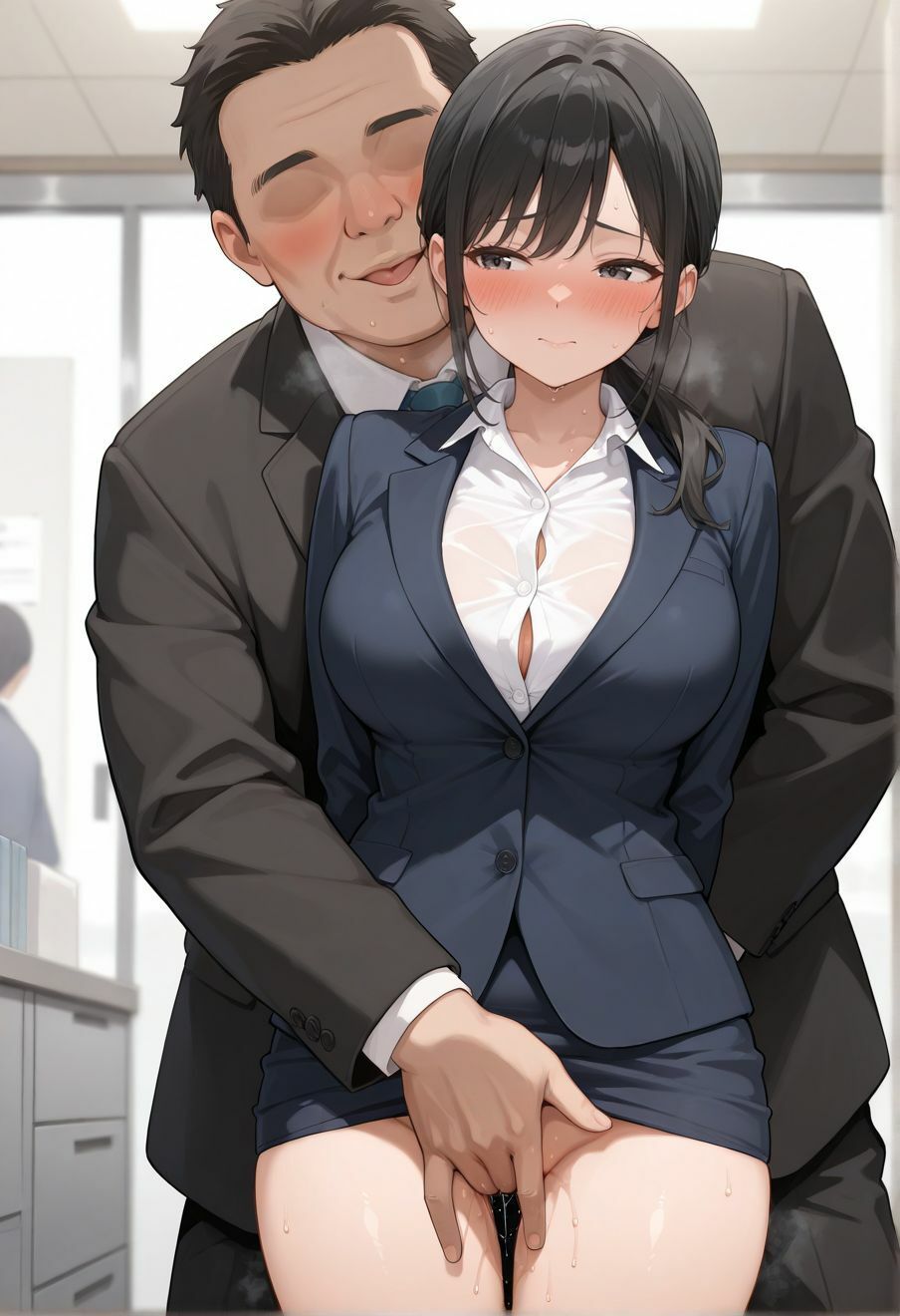 巨乳新入社員を調教して肉便器にする - サンプル画像 3