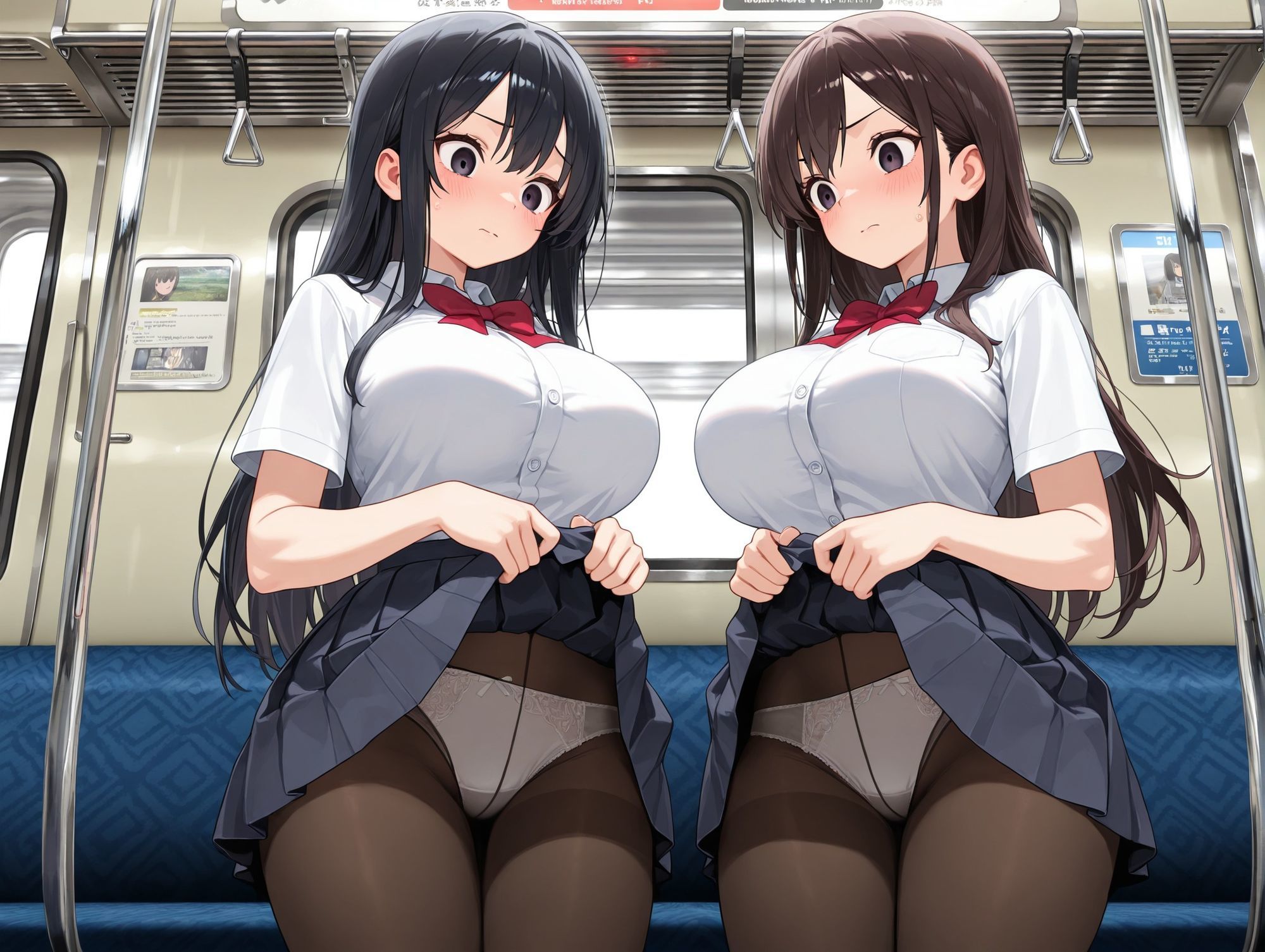 集団逆痴感  〜痴●専用車両に乗車しませんか〜 - サンプル画像 4