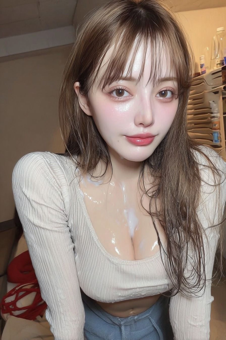 超リアルS級インスタ美女白濁汁パイ射ぶっかけ - サンプル画像 9