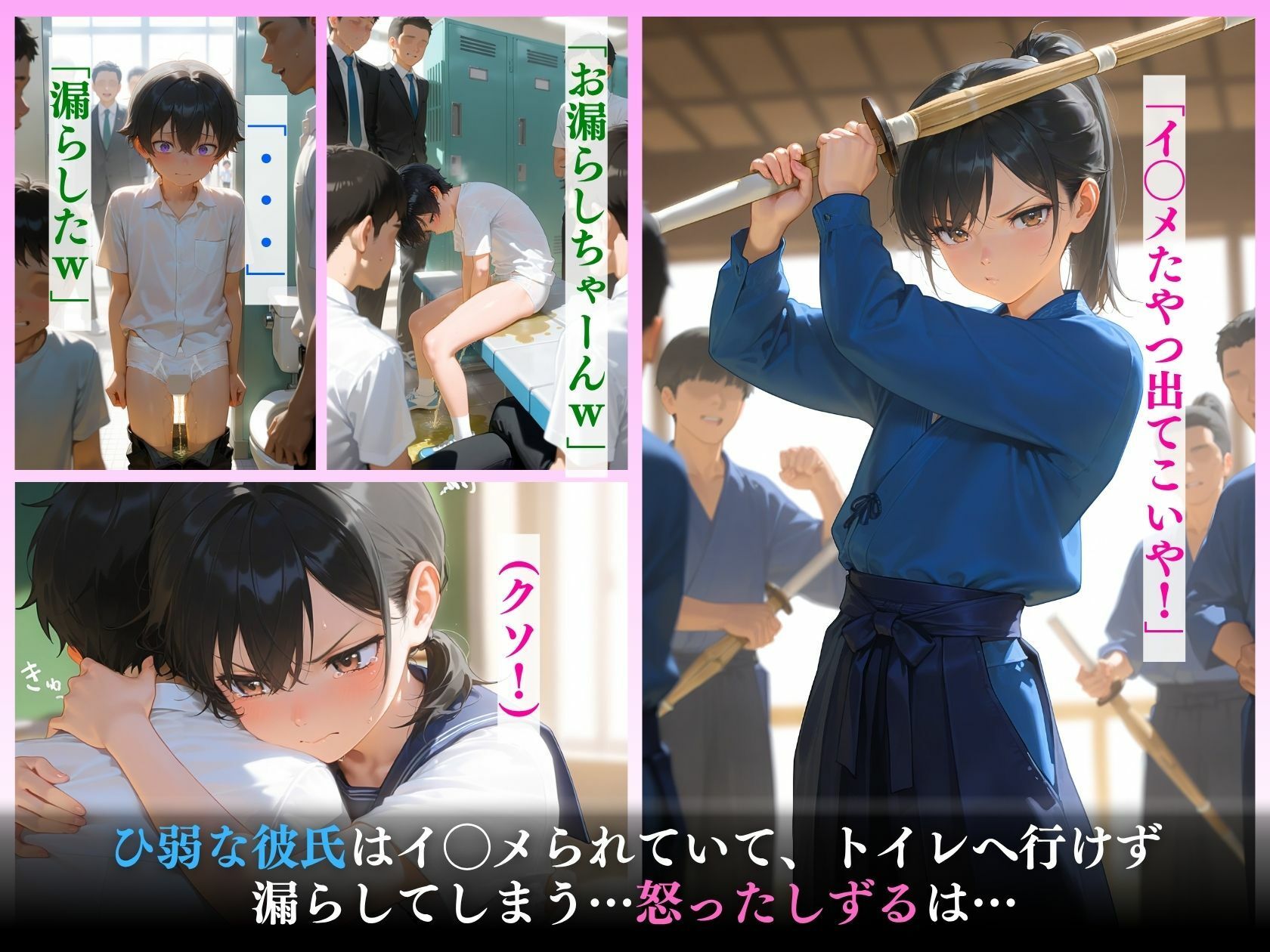 正義の剣道完全敗北〜奪われし純潔〜「絶対に負けない」 - サンプル画像 7