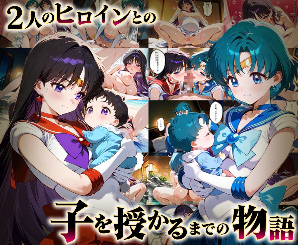 「生まれてきてよかった…」催●支配アプリで支配された2人のヒロインと‘家族’になるまでの話。_マ○キュリー×マ○ズ - サンプル画像 1