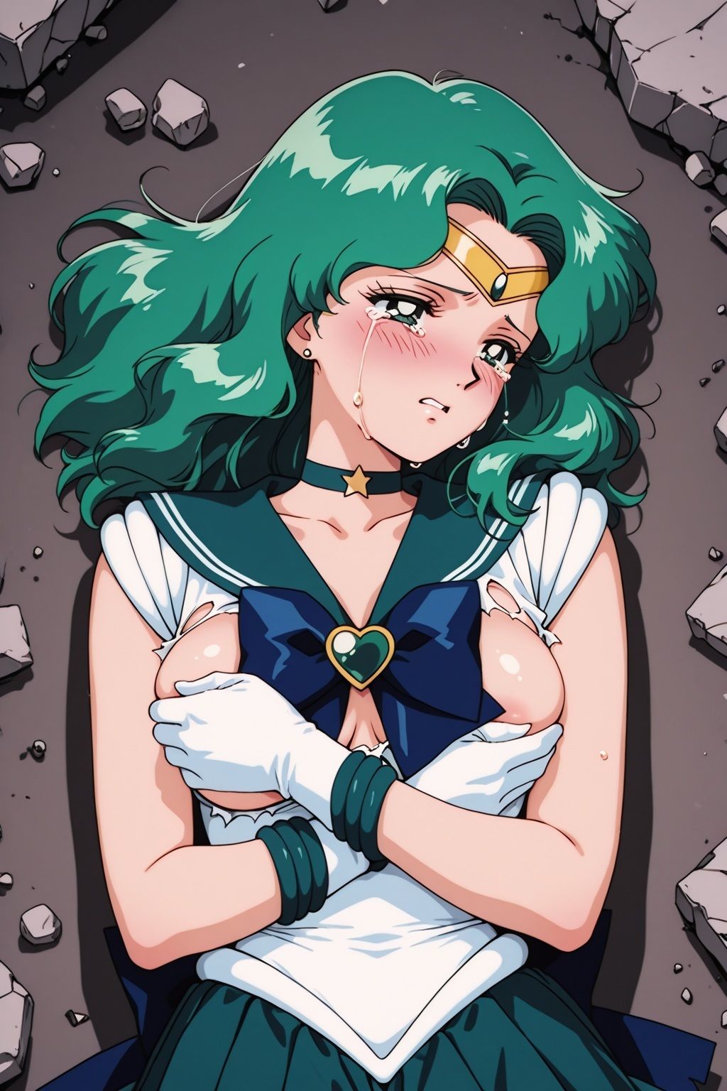 敗北ヒロイン 美少女戦士ネプチューンの陥落 - サンプル画像 4