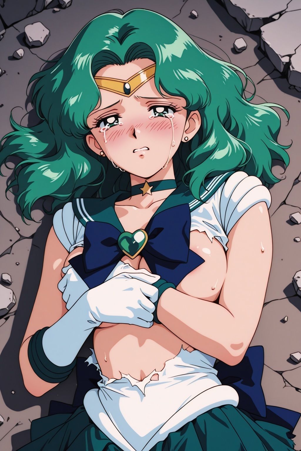 敗北ヒロイン 美少女戦士ネプチューンの陥落 - サンプル画像 6