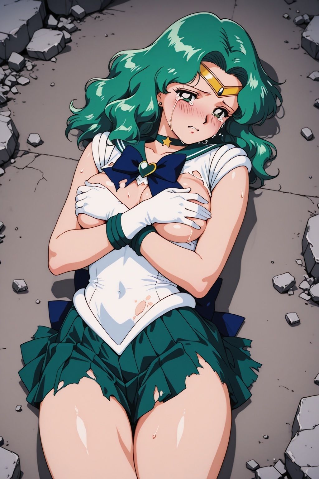 敗北ヒロイン 美少女戦士ネプチューンの陥落 - サンプル画像 7