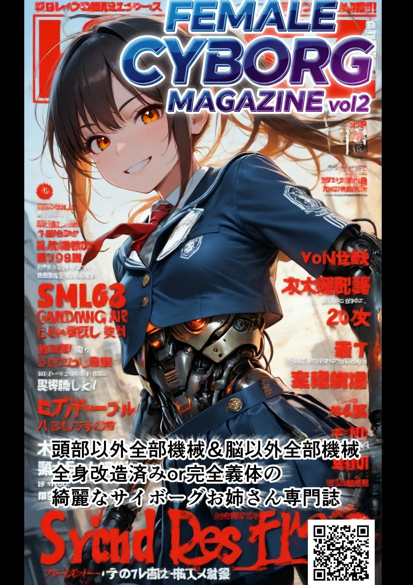 FEMALE CYBORG MAGAZINE vol.2 - サンプル画像 1