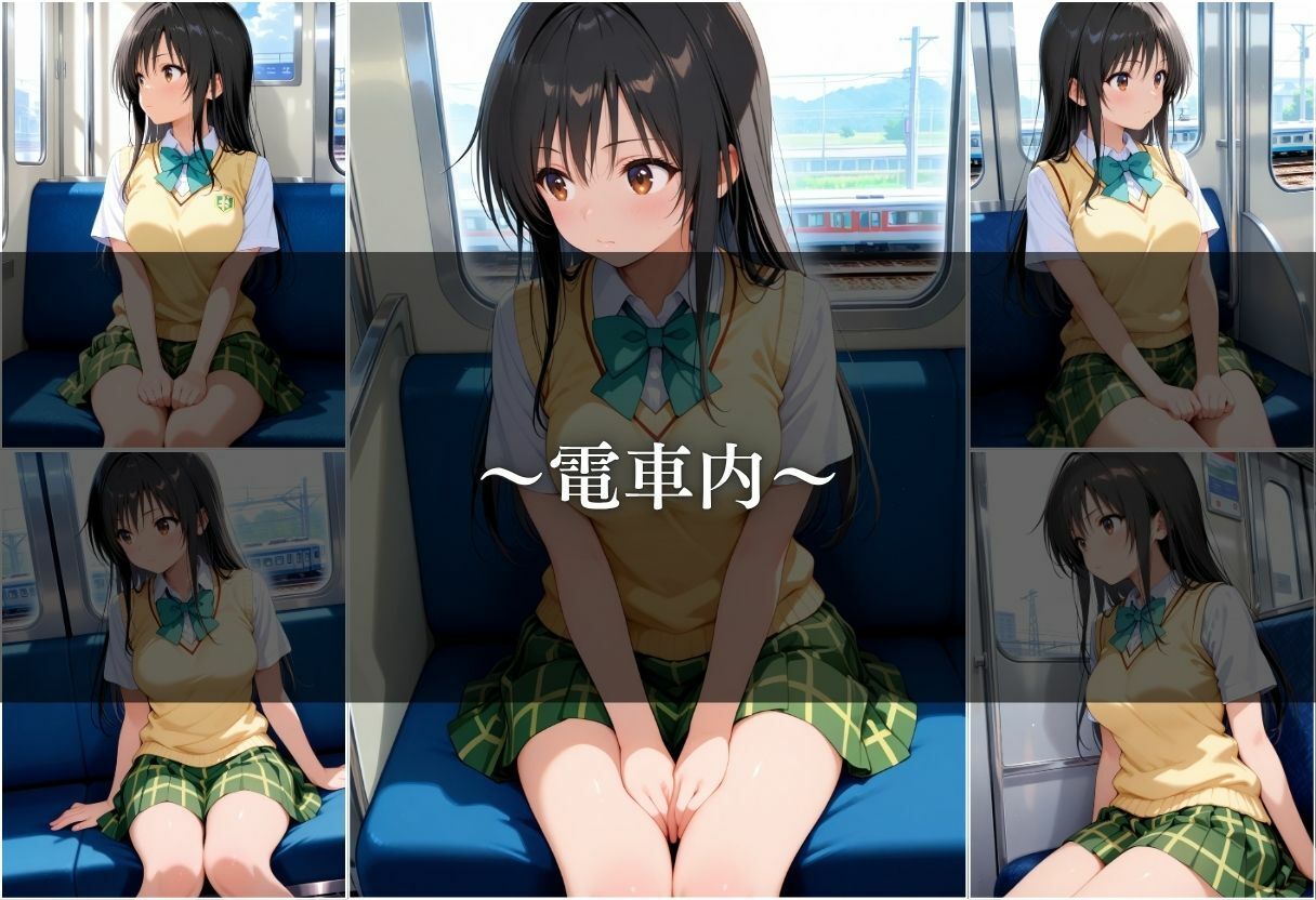 【電車痴●】痴●列車〜古手川唯〜 - サンプル画像 3