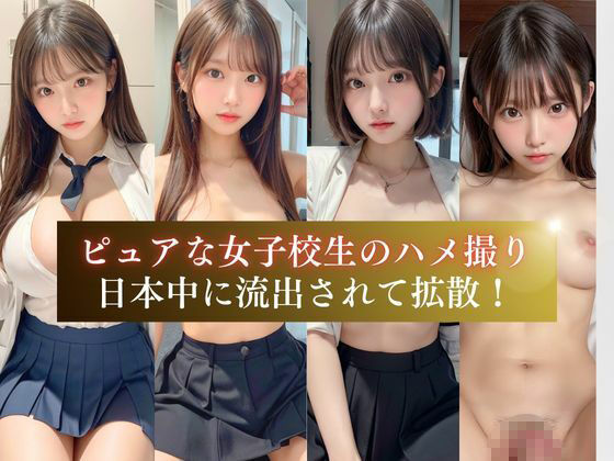 【流出】元カノ女子校生のハメ撮り - サンプル画像 3