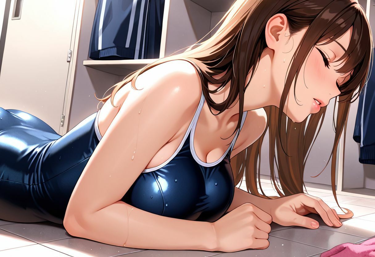 水泳部の爆乳彼女とびしょ濡れ〜秘密の放課後〜 - サンプル画像 7