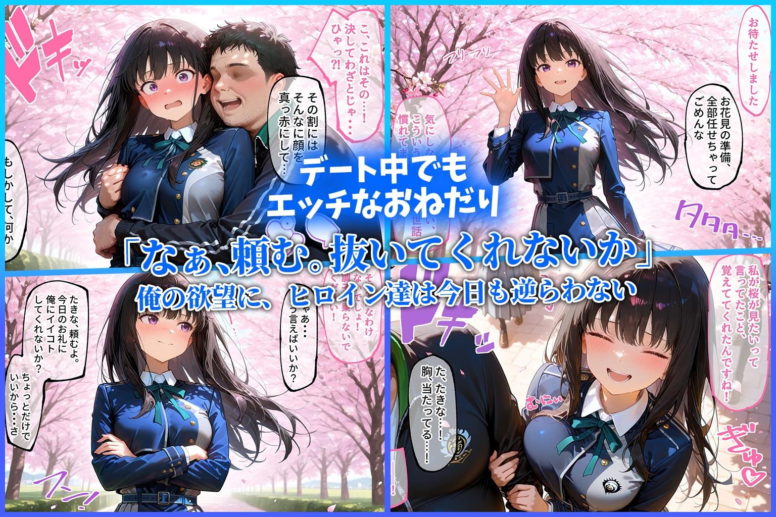 ハーレム転生 俺だけの従順ヒロイン 孕ませデートプラン（リコリス・リコイル編） - サンプル画像 4