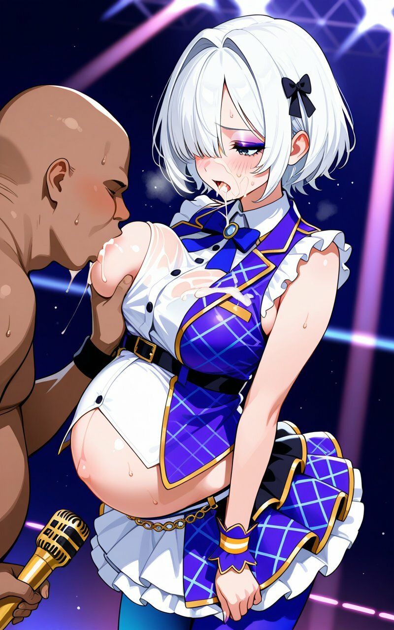 AI妊婦グラビアイラスト集 R18＋ Vol.026 アイドル編 - サンプル画像 1