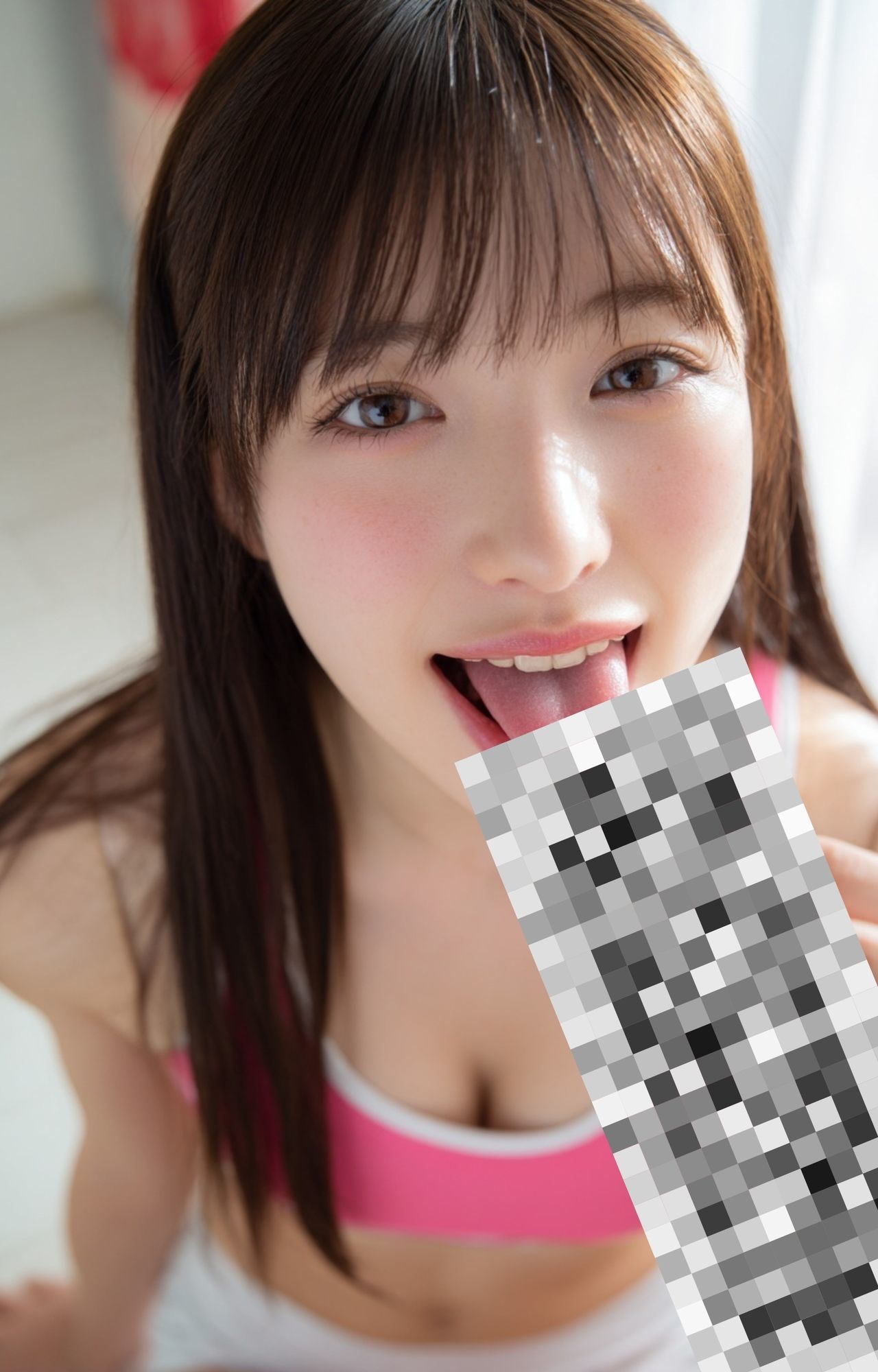 ヨガ講師のフェラ顔！レッスンでは見せない顔 - サンプル画像 1