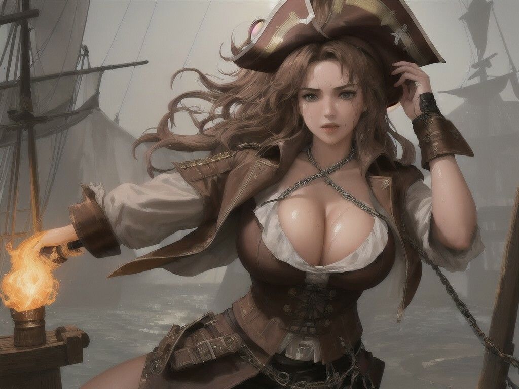 女海賊 A 第3章 〜拘束〜 - サンプル画像 3