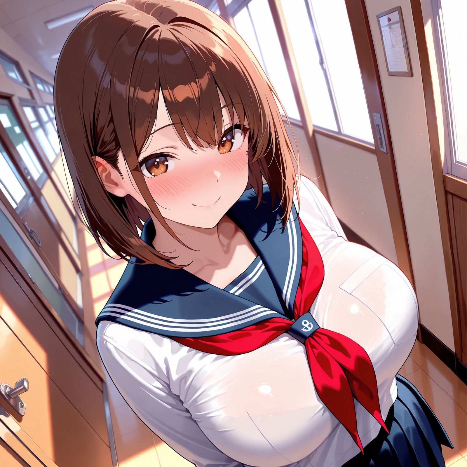 性指導〜裏垢をネタに女子校生を脅して生ハメ中出し〜 - サンプル画像 1