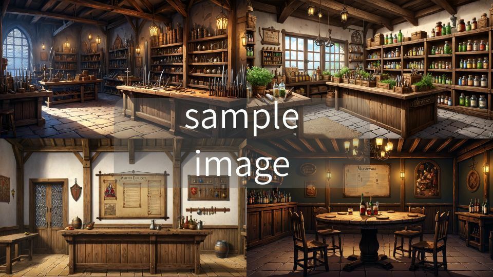 背景画像素材2〈ファンタジー〉 - サンプル画像 3