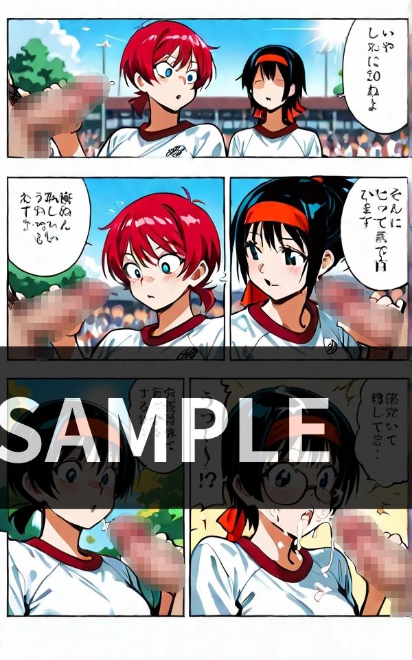 抜き抜き ぶっかけ運動会 - サンプル画像 1