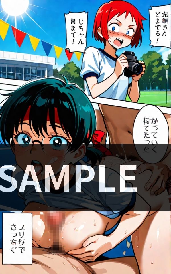 ぶっかけ運動会の 記録係を任されました - サンプル画像 1