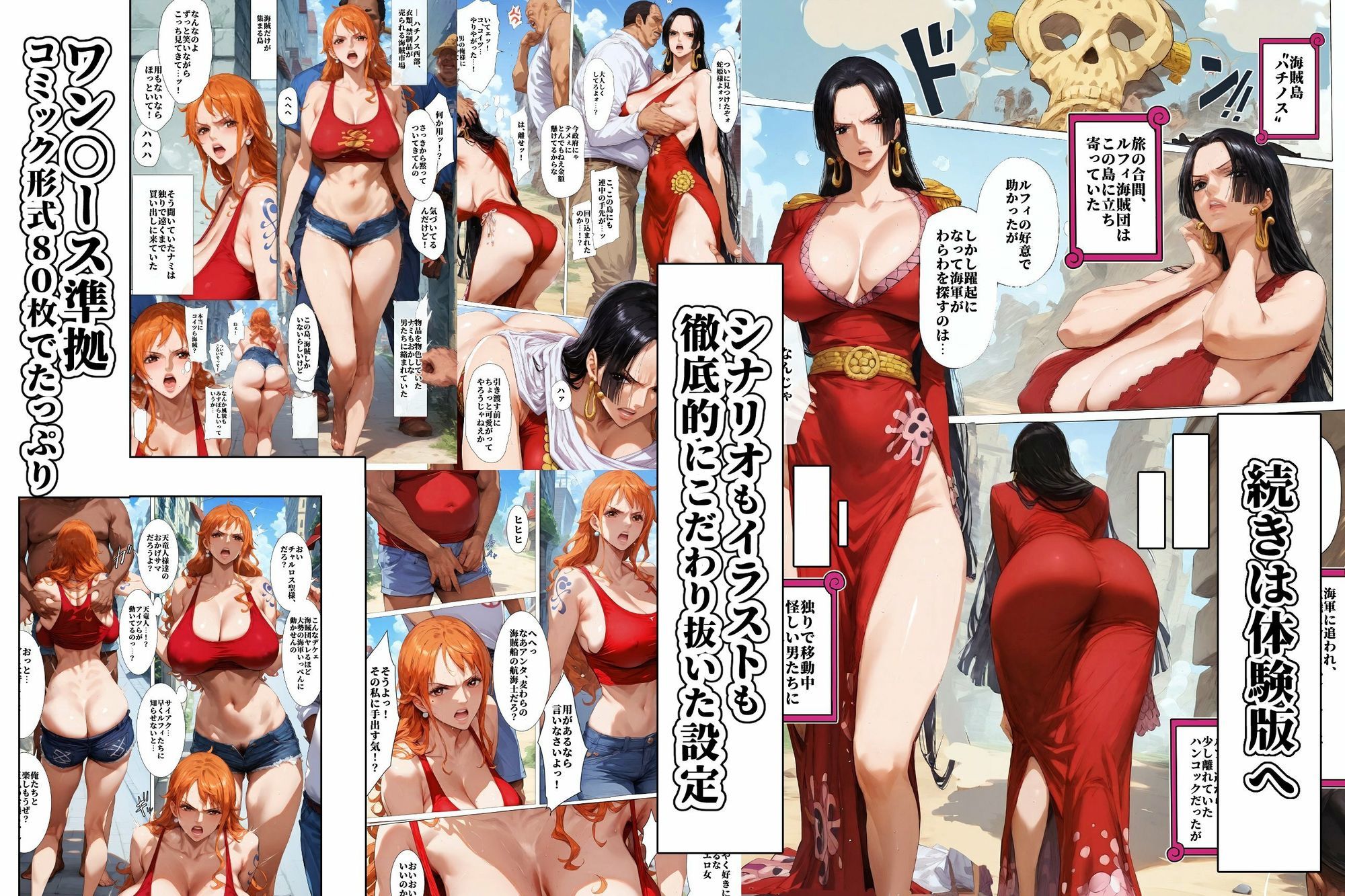 【漫画】ワンピ●ス 天竜人の永久奴●妻 - サンプル画像 3