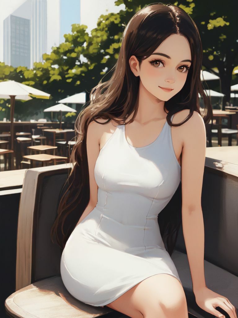 【273枚大容量】癒しのカフェタイムAI美女素材集 - サンプル画像 2