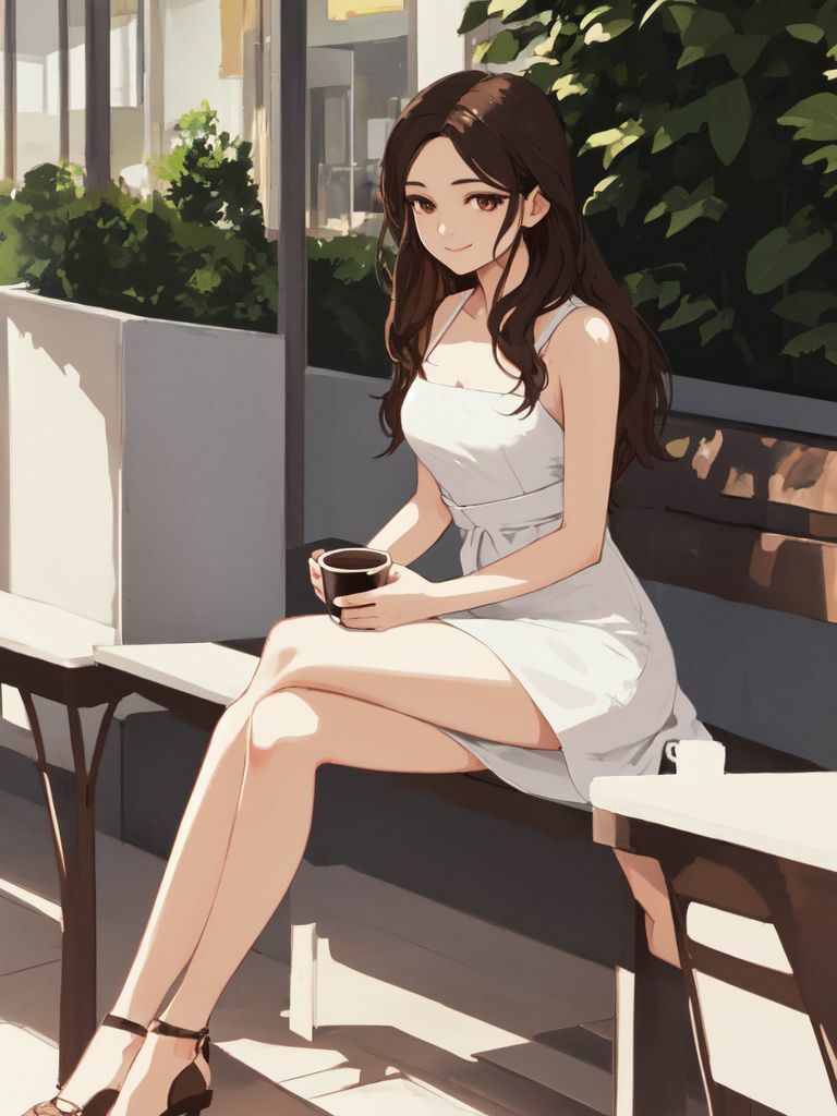 【273枚大容量】癒しのカフェタイムAI美女素材集 - サンプル画像 5