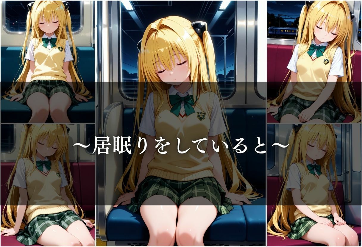 【電車痴●】痴●列車〜金色の闇〜 - サンプル画像 4