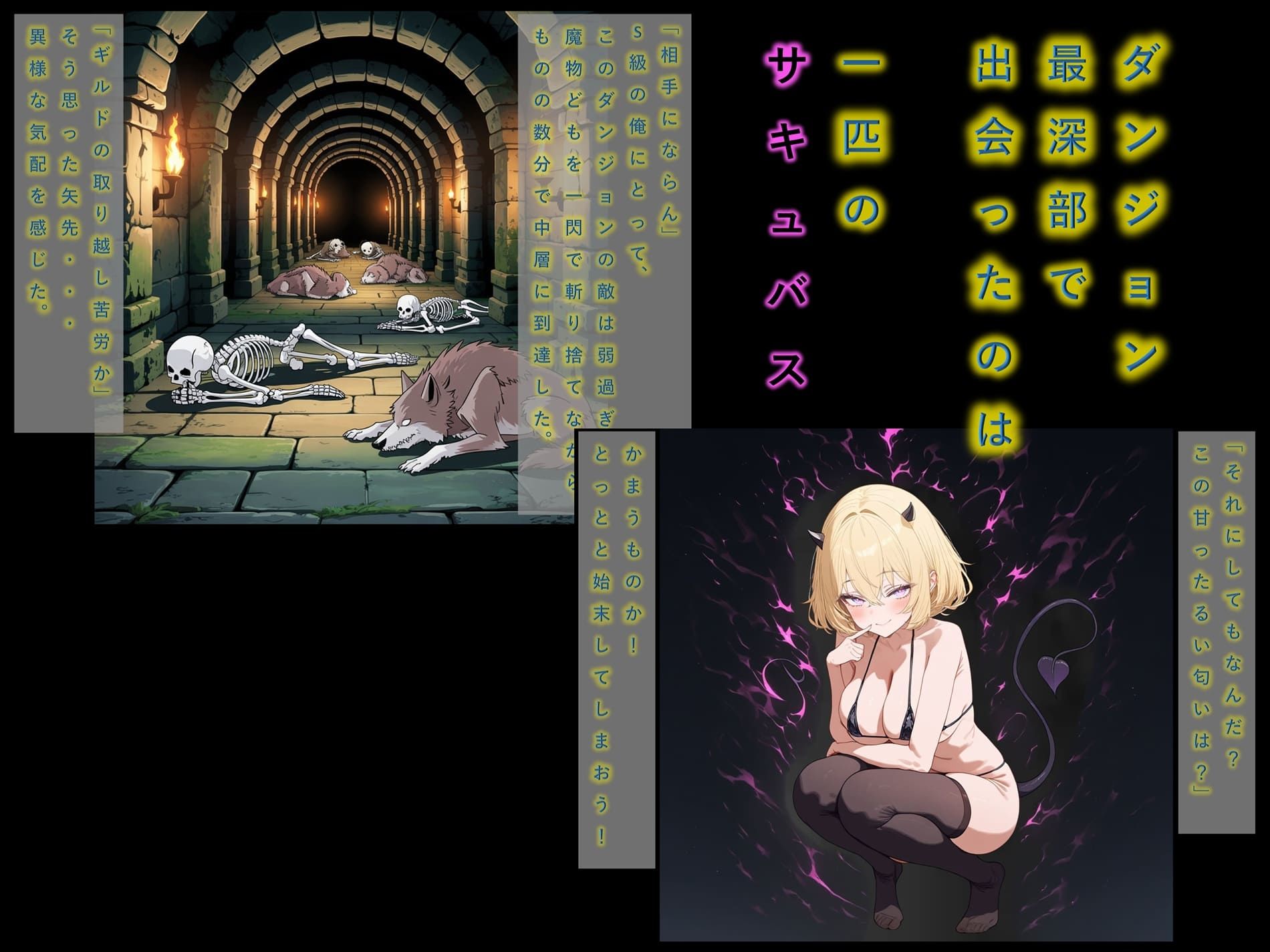 LV100最強冒険者★サキュバスの乳首舐めで敗北！？乳首責め＆レベルドレインで連続射精（はーと）逆レ○プ・シチュエーション！ - サンプル画像 4