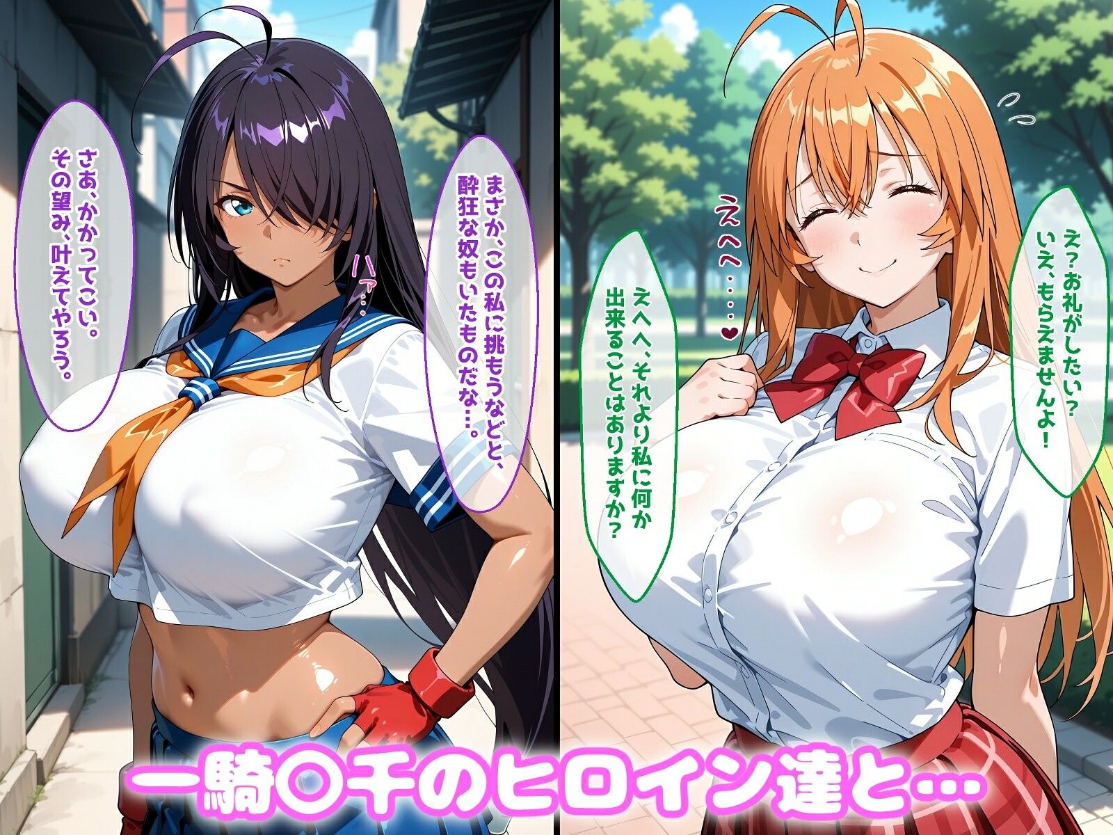 〇眠アプリで妊娠孕ませ  一騎〇千のヒロインたちと膣内射精えっちする話 - サンプル画像 1