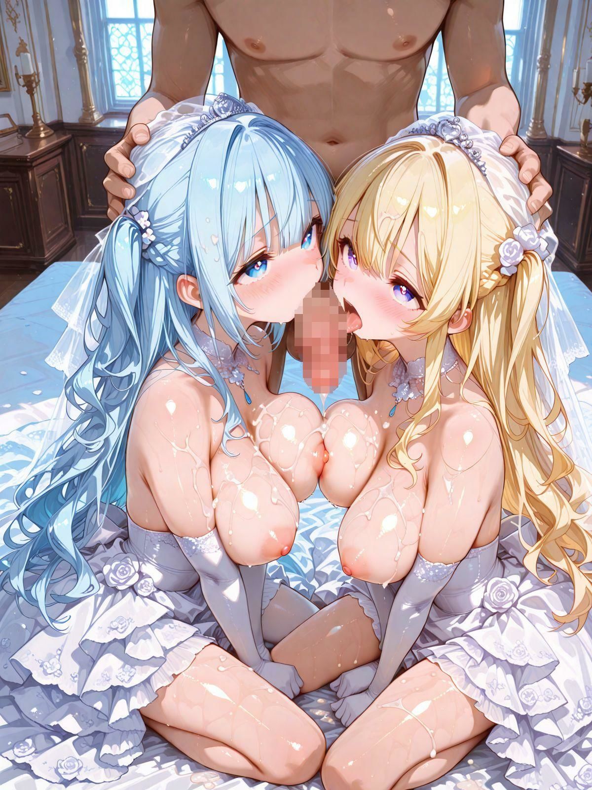 爆乳花嫁と夢のハーレム性活 - サンプル画像 3