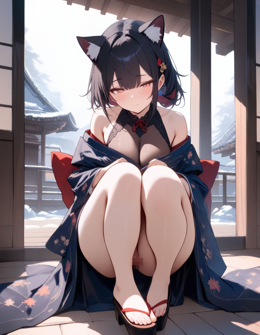 宵猫庵絵巻 〜黒猫編〜 - サンプル画像 1