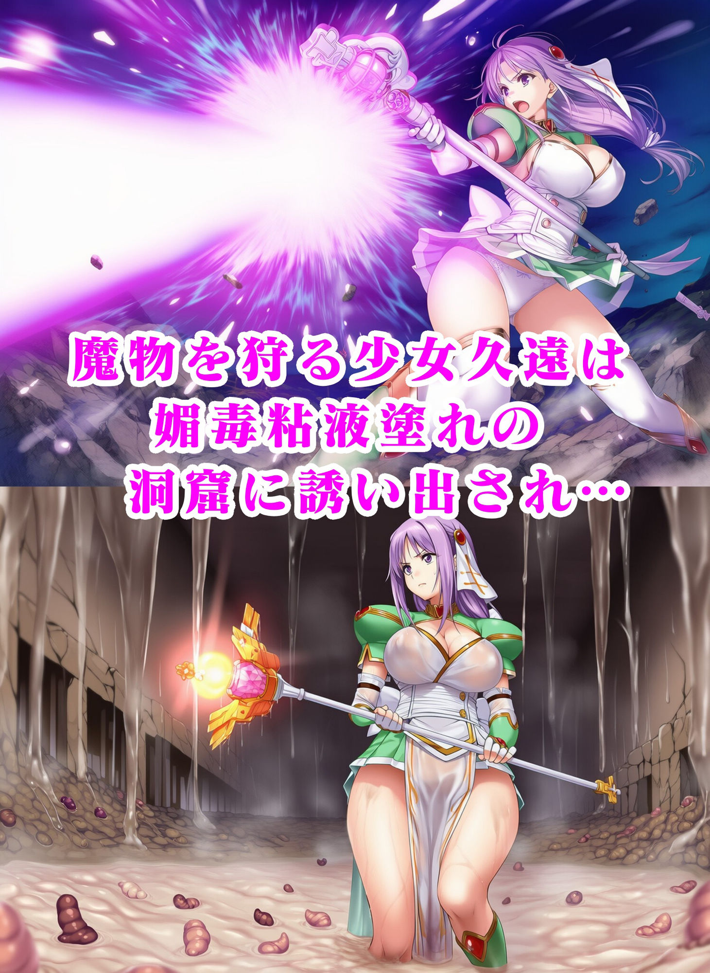 神聖天使クオン VS ナメクジ博士  〜淫虐の苗床家畜改造・大量出産〜 - サンプル画像 1