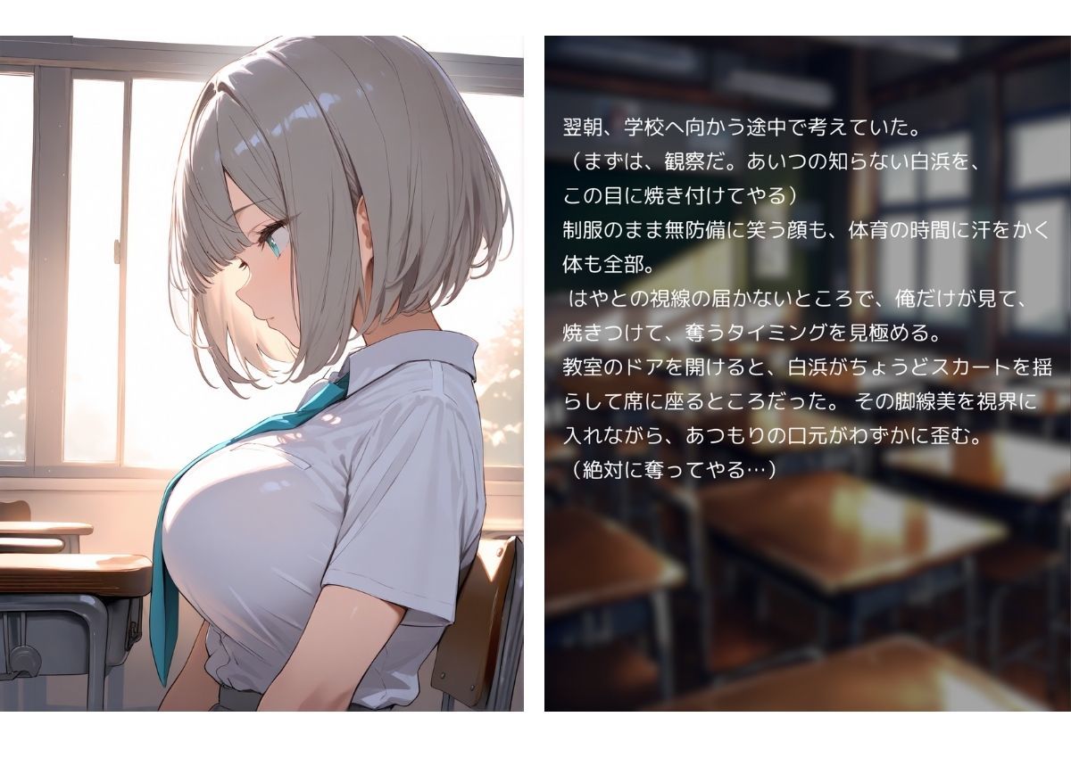 クラスで嫌いなやつの彼女寝取って晒しますwww - サンプル画像 6