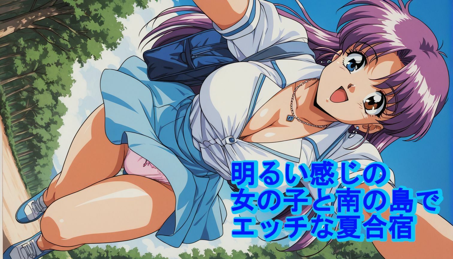 明るい感じの女の子と南の島でエッチな夏合宿 - サンプル画像 1