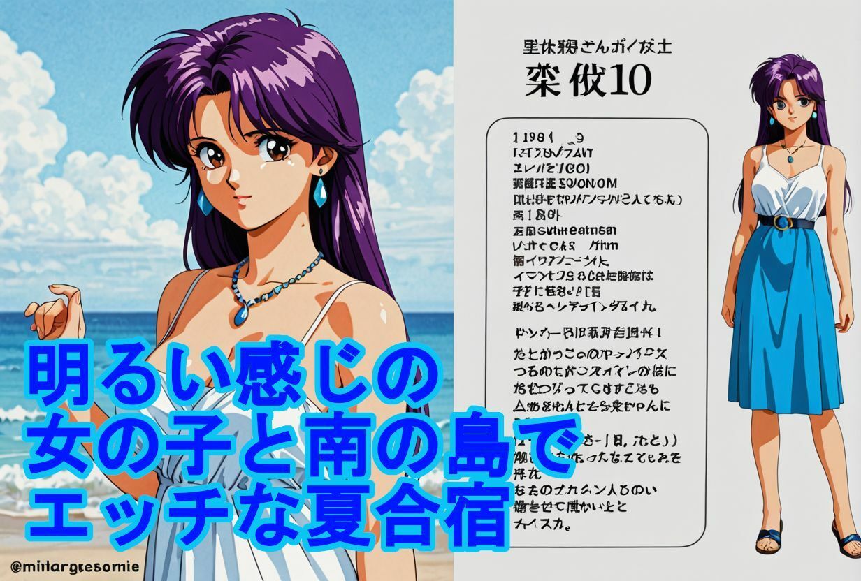 明るい感じの女の子と南の島でエッチな夏合宿 - サンプル画像 2