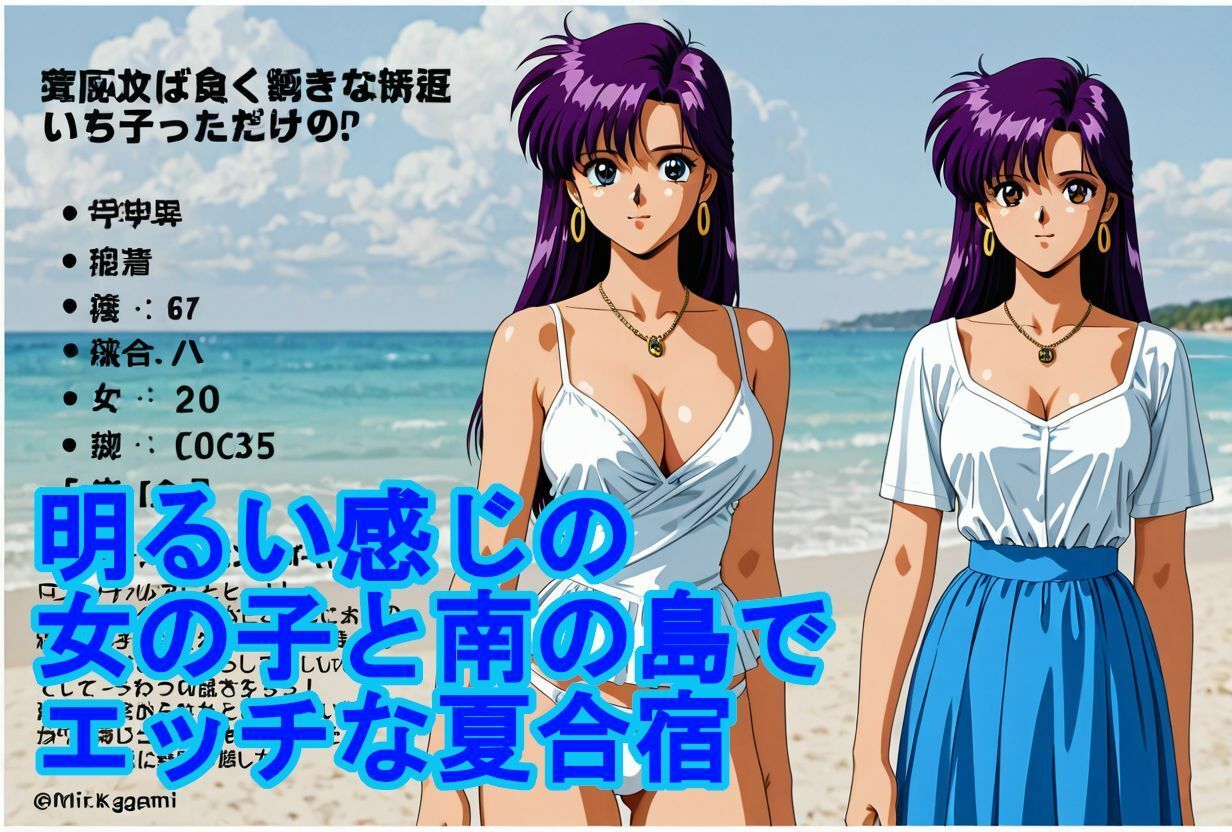 明るい感じの女の子と南の島でエッチな夏合宿 - サンプル画像 3