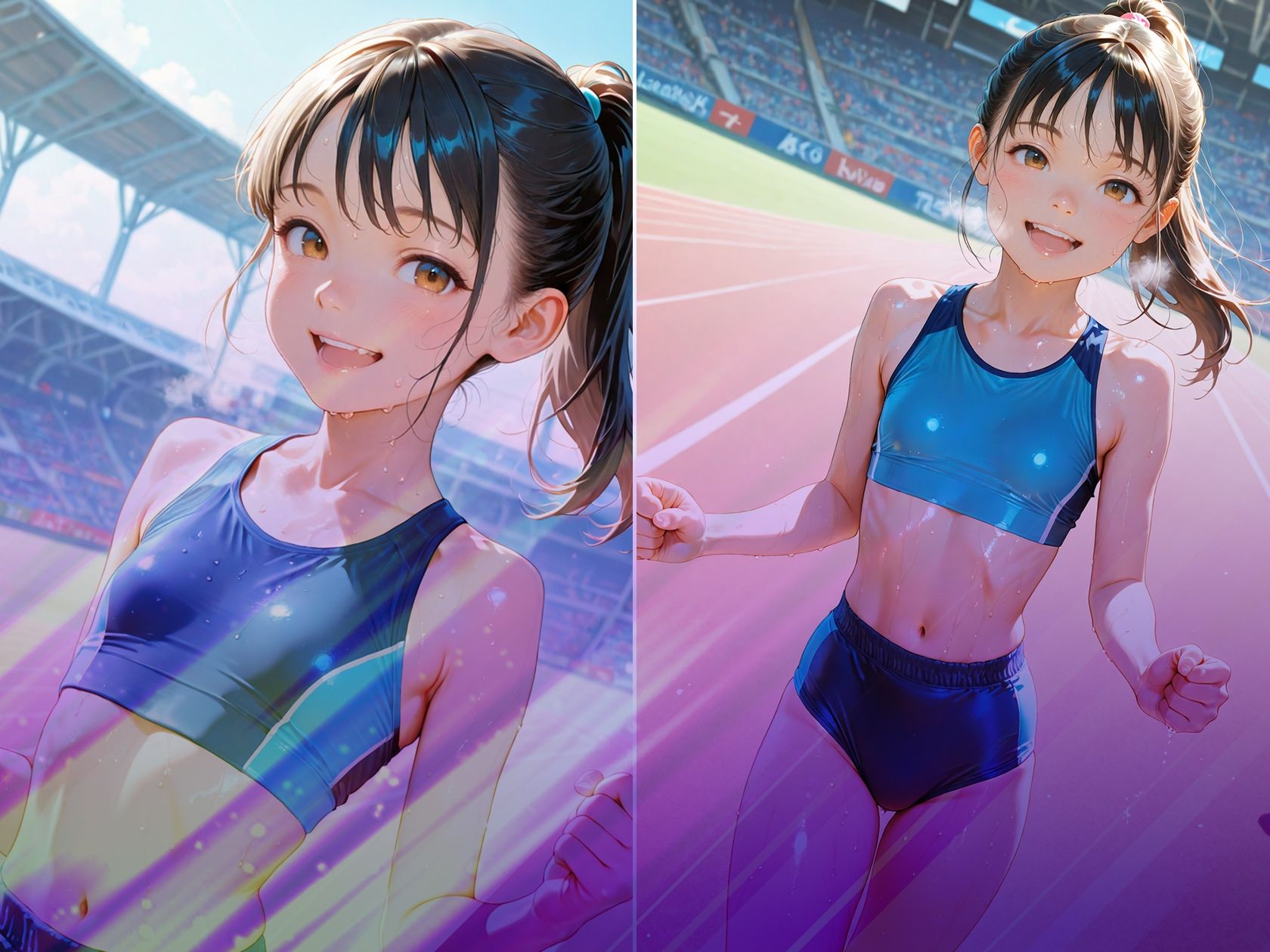 日本陸上女子 - サンプル画像 1