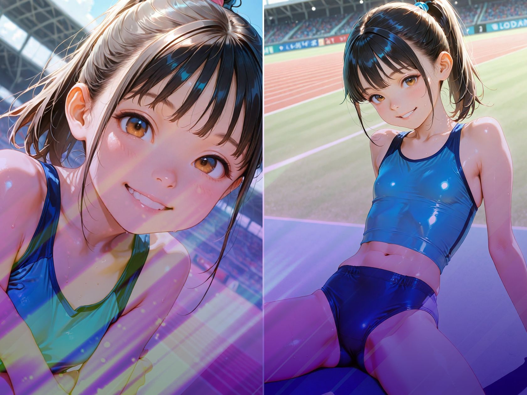 日本陸上女子 - サンプル画像 2